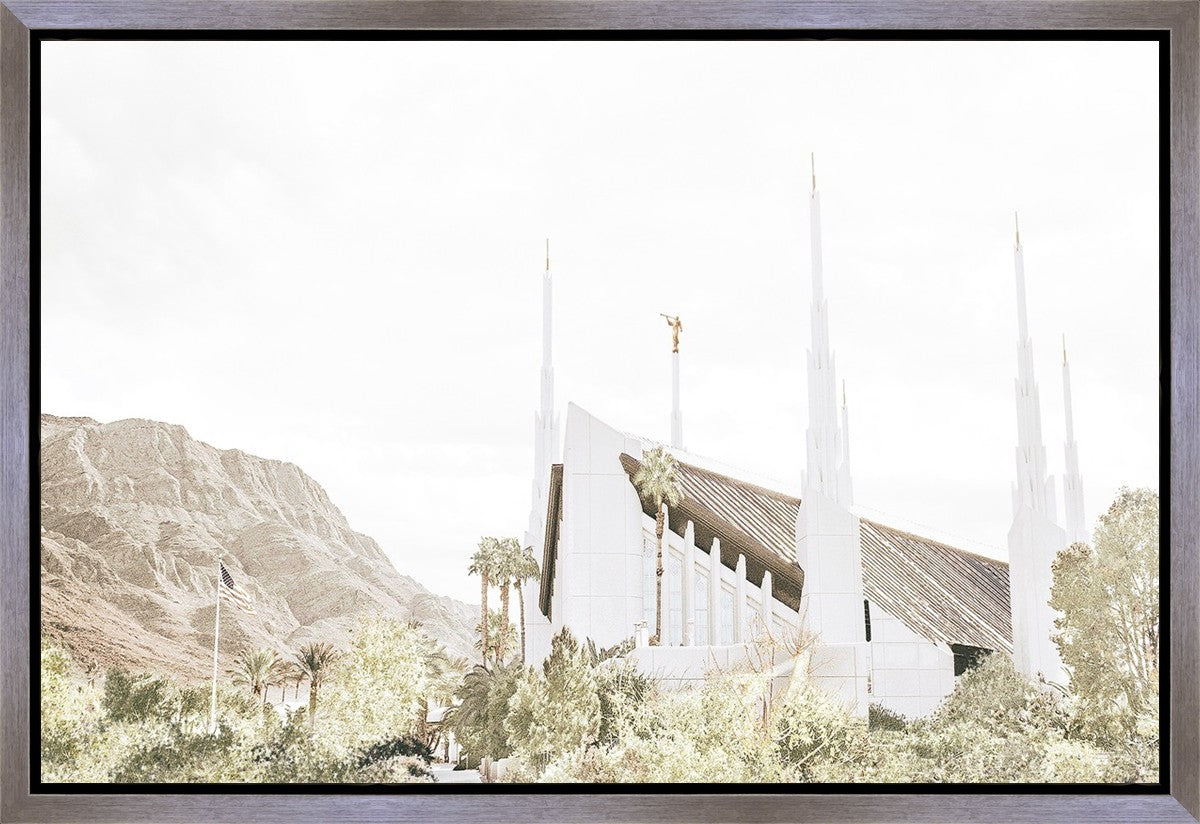 Sweet is The Work Las Vegas Nevada Temple Gallery Wrap