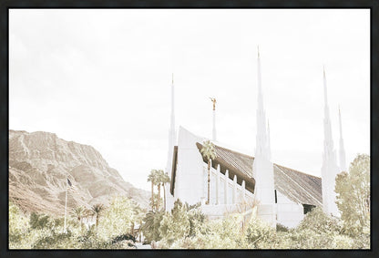 Sweet is The Work Las Vegas Nevada Temple Gallery Wrap