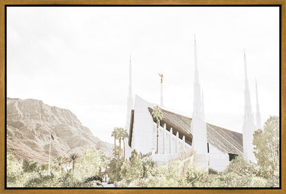 Sweet is The Work Las Vegas Nevada Temple Gallery Wrap