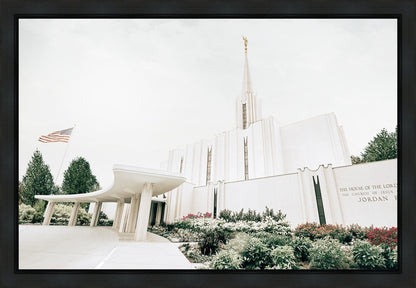 Sweet is The Work Jordan River Utah Temple Gallery Wrap