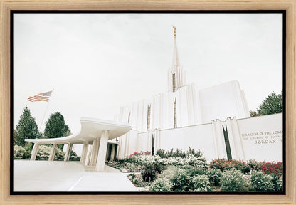 Sweet is The Work Jordan River Utah Temple Gallery Wrap