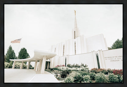 Sweet is The Work Jordan River Utah Temple Gallery Wrap
