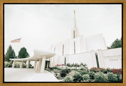 Sweet is The Work Jordan River Utah Temple Gallery Wrap