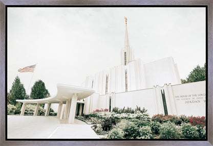 Sweet is The Work Jordan River Utah Temple Gallery Wrap
