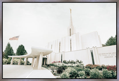 Sweet is The Work Jordan River Utah Temple Gallery Wrap