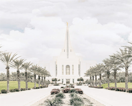 Sweet is The Work Gilbert Arizona Temple Gallery Wrap