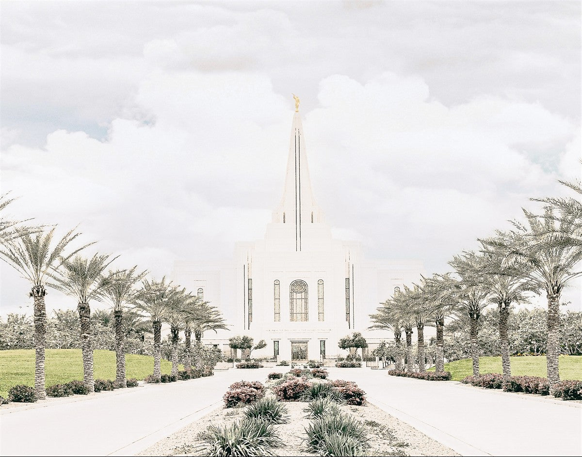 Sweet is The Work Gilbert Arizona Temple Gallery Wrap