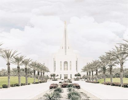 Sweet is The Work Gilbert Arizona Temple Gallery Wrap