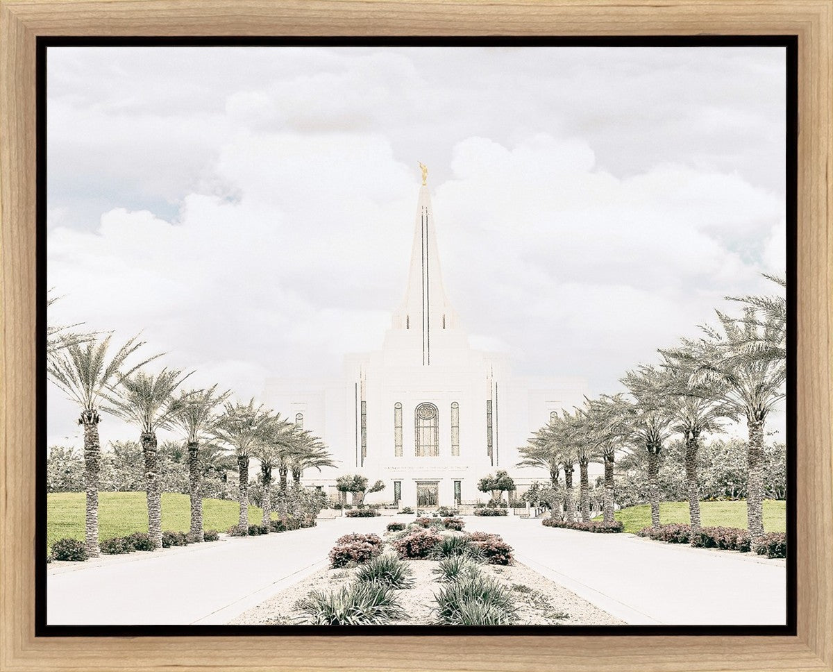 Sweet is The Work Gilbert Arizona Temple Gallery Wrap