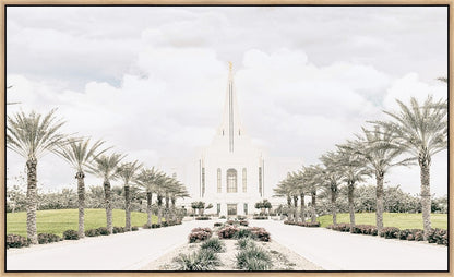Sweet is The Work Gilbert Arizona Temple Large Wall Art Gallery Wrap