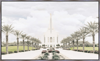 Sweet is The Work Gilbert Arizona Temple Large Wall Art Gallery Wrap