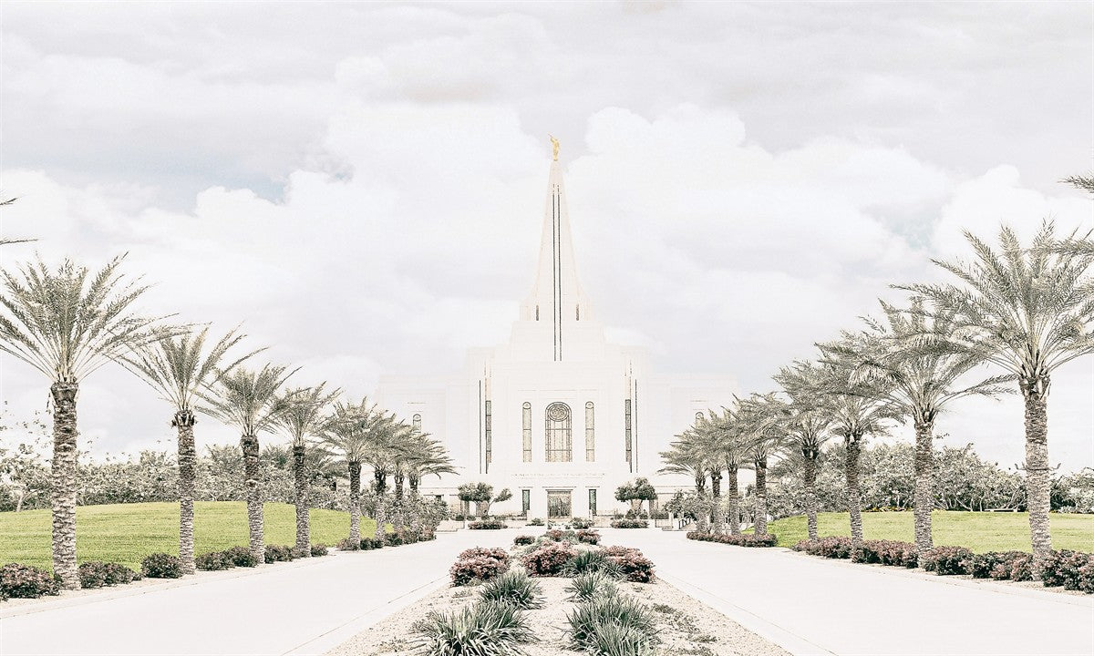 Sweet is The Work Gilbert Arizona Temple Large Wall Art