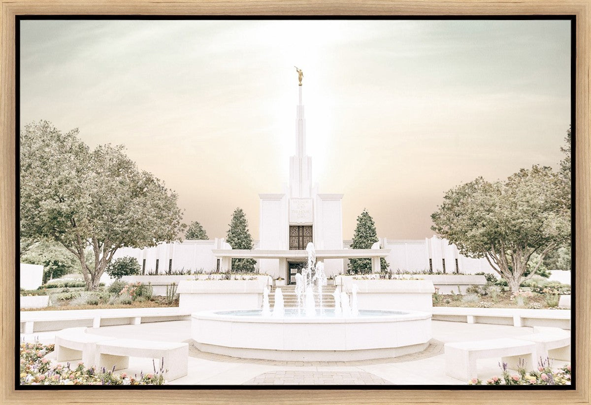 Sweet is The Work Denver Colorado Temple Gallery Wrap