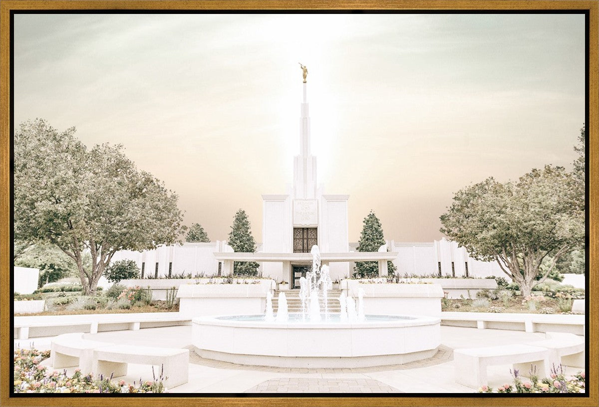 Sweet is The Work Denver Colorado Temple Gallery Wrap