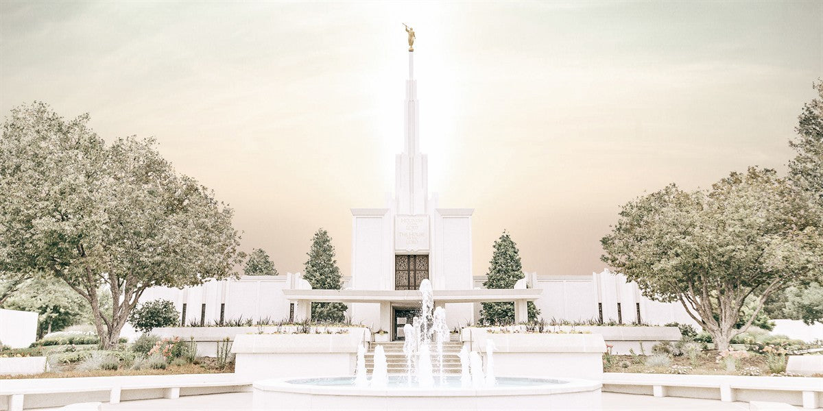Sweet is The Work Denver Colorado Temple Gallery Wrap