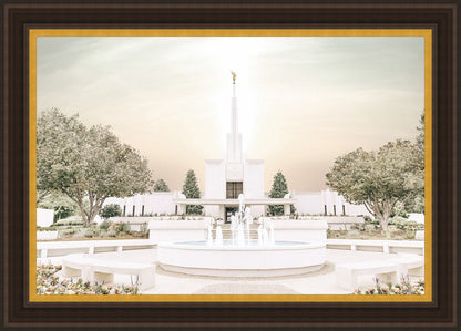 Sweet is The Work Denver Colorado Temple Large Wall Art