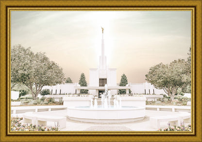 Sweet is The Work Denver Colorado Temple Large Wall Art