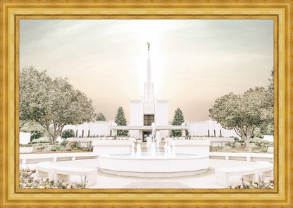 Sweet is The Work Denver Colorado Temple Large Wall Art