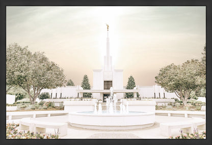 Sweet is The Work Denver Colorado Temple Large Wall Art