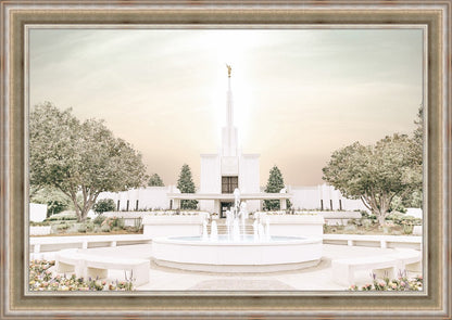 Sweet is The Work Denver Colorado Temple Large Wall Art