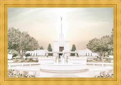 Sweet is The Work Denver Colorado Temple Large Wall Art