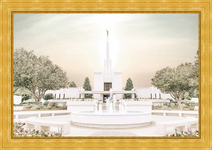 Sweet is The Work Denver Colorado Temple Large Wall Art