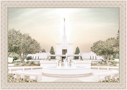 Sweet is The Work Denver Colorado Temple Large Wall Art