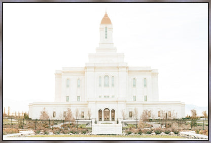 Sweet is The Work Deseret Peak Utah Temple Large Wall Art Gallery Wrap