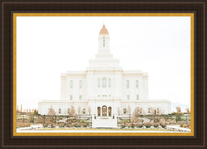 Sweet is The Work Deseret Peak Utah Temple Large Wall Art
