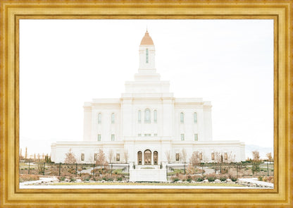 Sweet is The Work Deseret Peak Utah Temple Large Wall Art