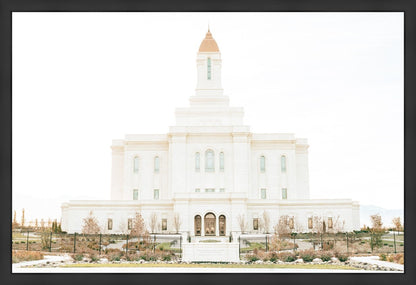 Sweet is The Work Deseret Peak Utah Temple Large Wall Art