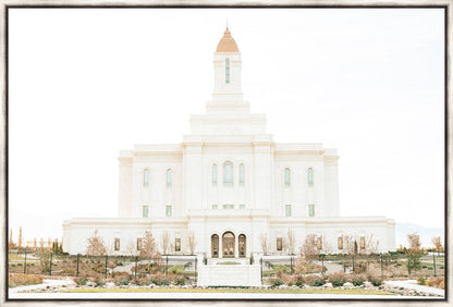 Sweet is The Work Deseret Peak Utah Temple Large Wall Art