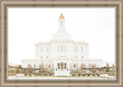 Sweet is The Work Deseret Peak Utah Temple Large Wall Art