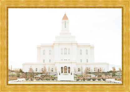 Sweet is The Work Deseret Peak Utah Temple Large Wall Art