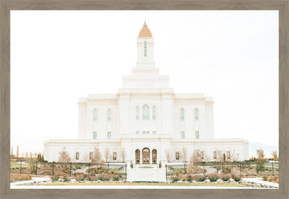Sweet is The Work Deseret Peak Utah Temple Large Wall Art