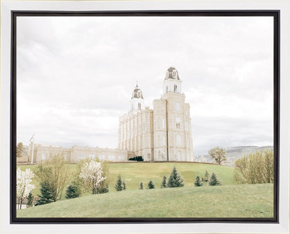 Sweet is The Work Manti Utah Temple Gallery Wrap