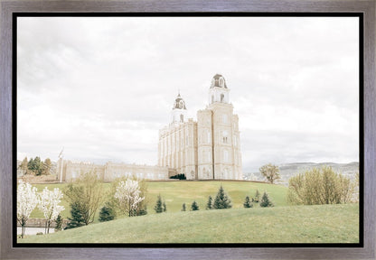 Sweet is The Work Manti Utah Temple Gallery Wrap