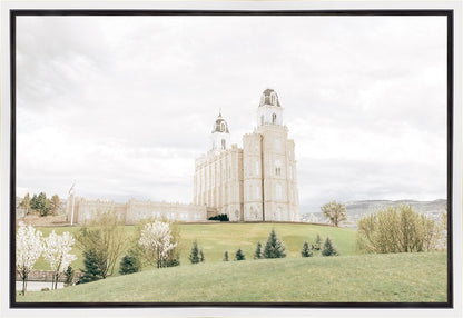 Sweet is The Work Manti Utah Temple Gallery Wrap
