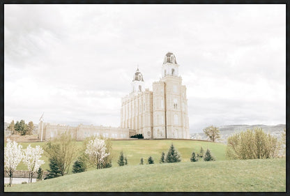Sweet is The Work Manti Utah Temple Large Wall Art Gallery Wrap