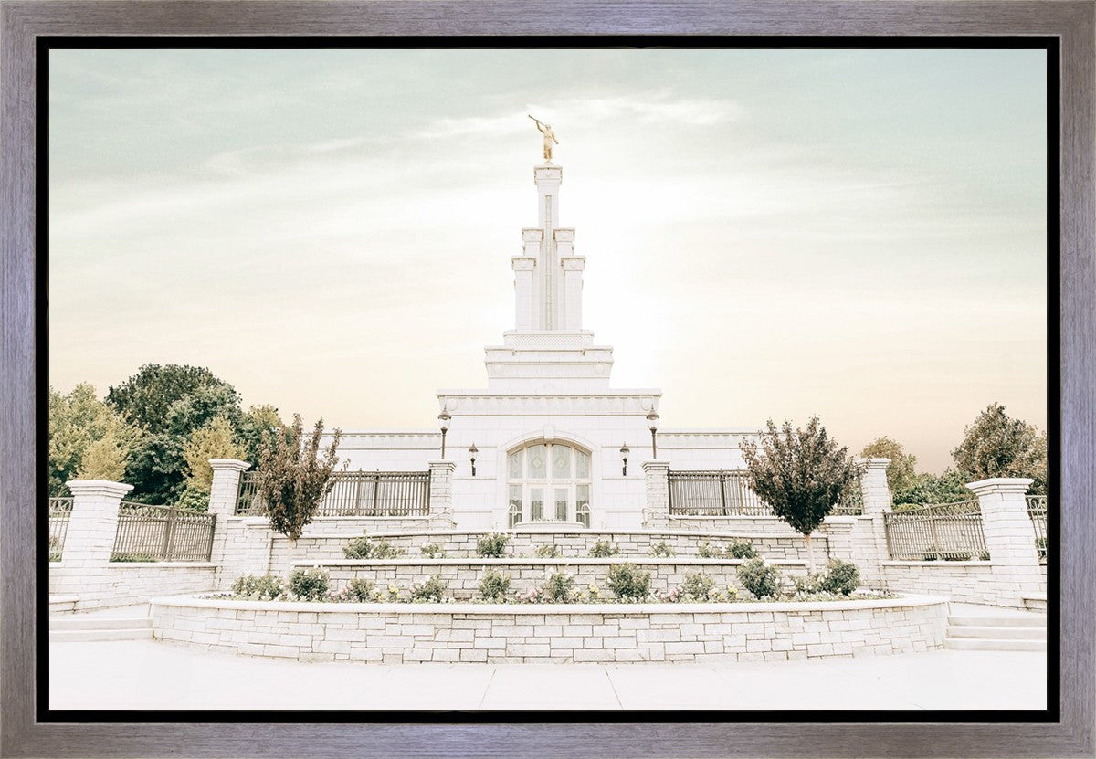 Sweet is The Work Columbia River Washington Temple Gallery Wrap