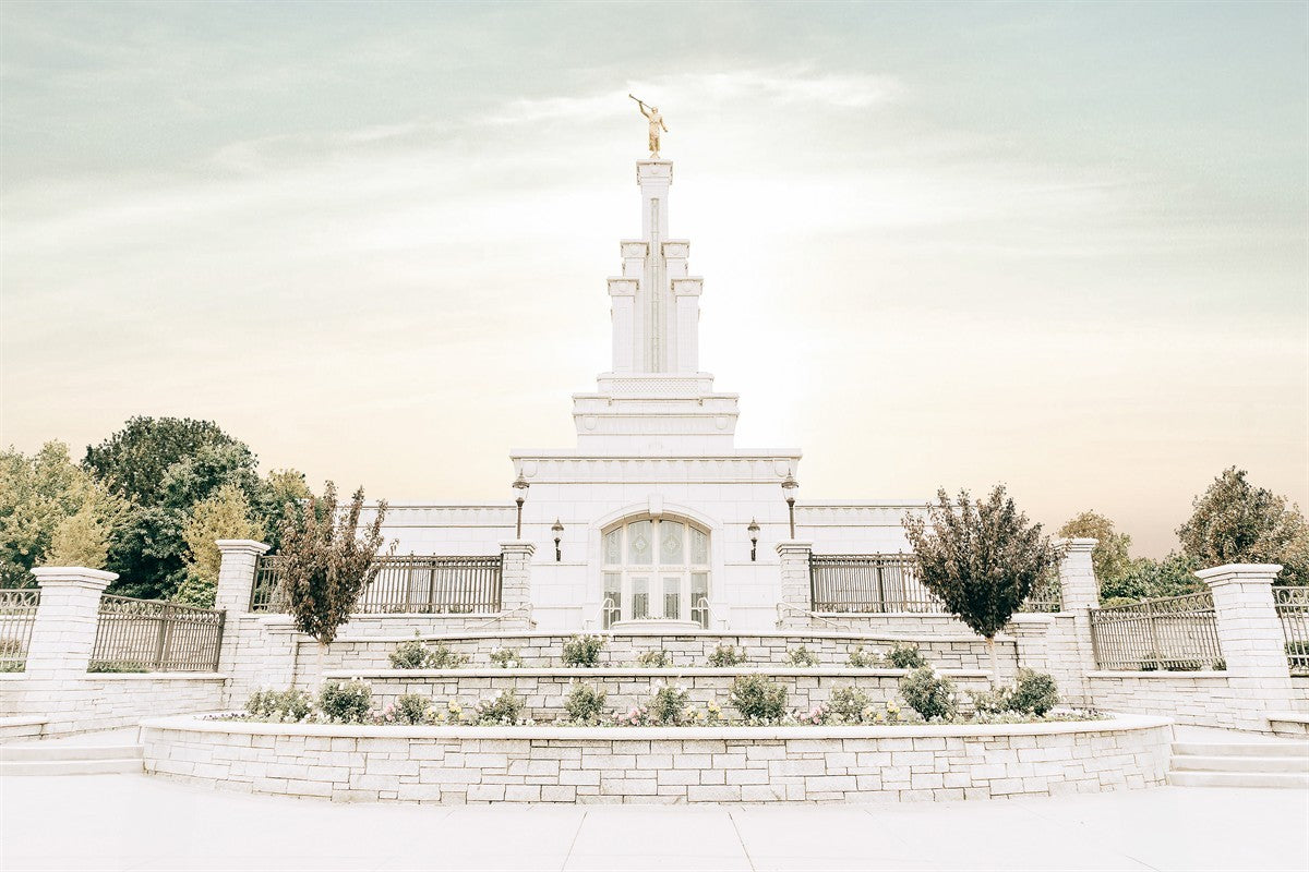 Sweet is The Work Columbia River Washington Temple Gallery Wrap