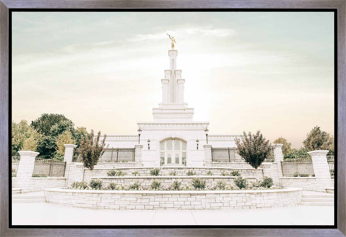 Sweet is The Work Columbia River Washington Temple Gallery Wrap