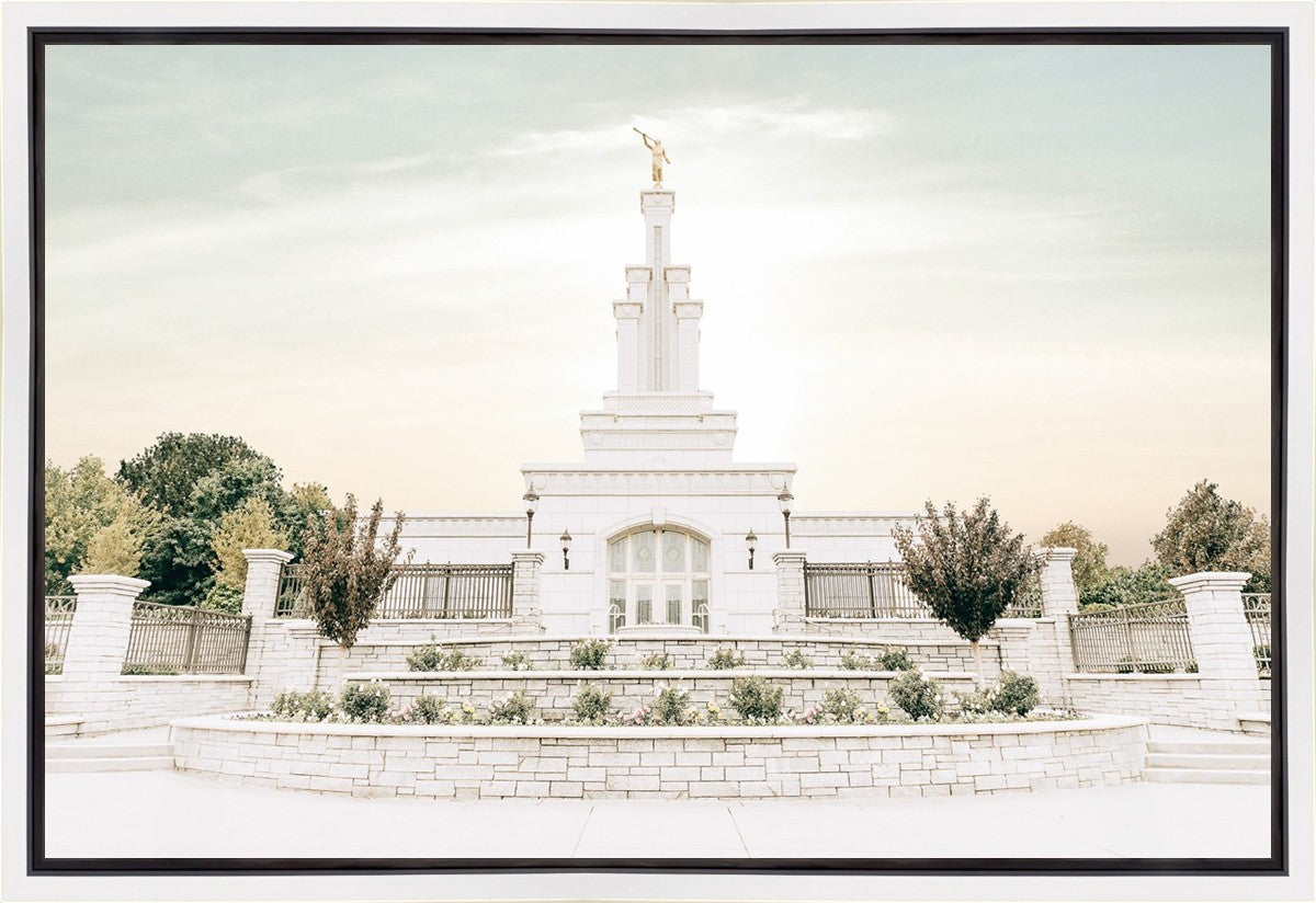 Sweet is The Work Columbia River Washington Temple Gallery Wrap