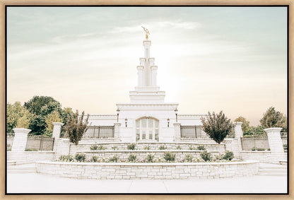 Sweet is The Work Columbia River Washington Temple Gallery Wrap