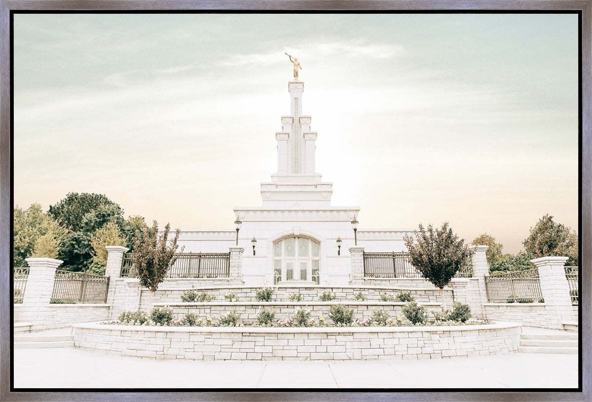 Sweet is The Work Columbia River Washington Temple Gallery Wrap