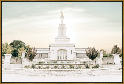 Sweet is The Work Columbia River Washington Temple Large Wall Art Gallery Wrap