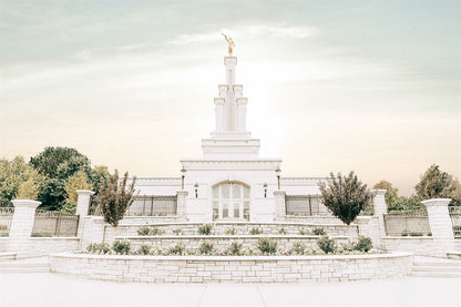 Sweet is The Work Columbia River Washington Temple Large Wall Art