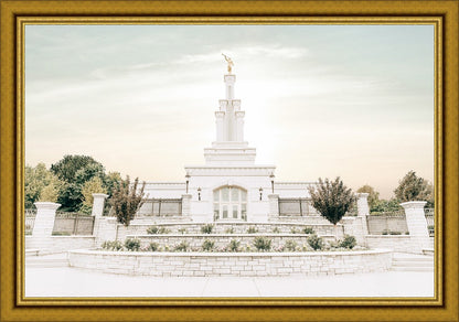 Sweet is The Work Columbia River Washington Temple Large Wall Art