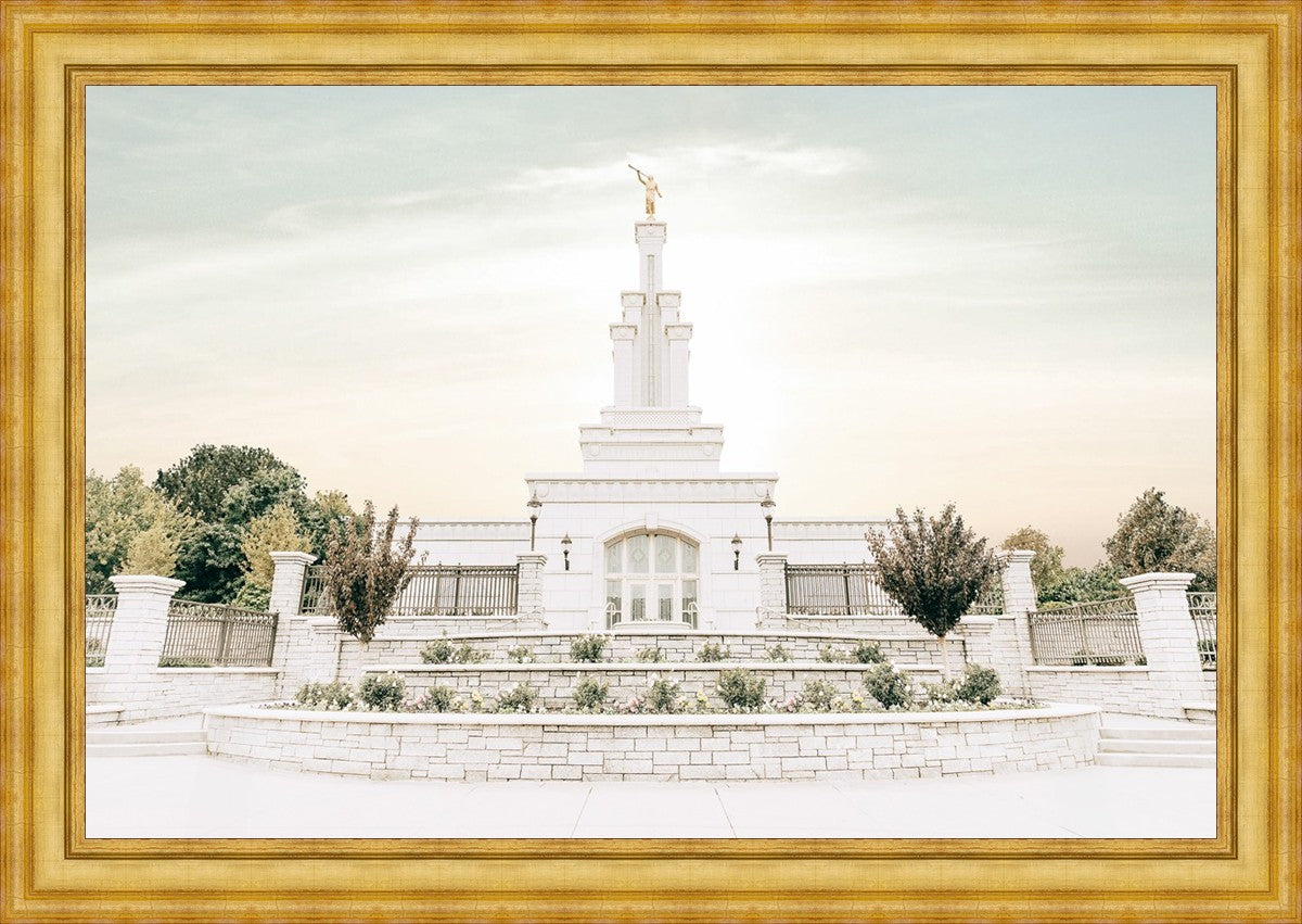 Sweet is The Work Columbia River Washington Temple Large Wall Art