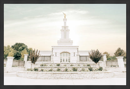 Sweet is The Work Columbia River Washington Temple Large Wall Art